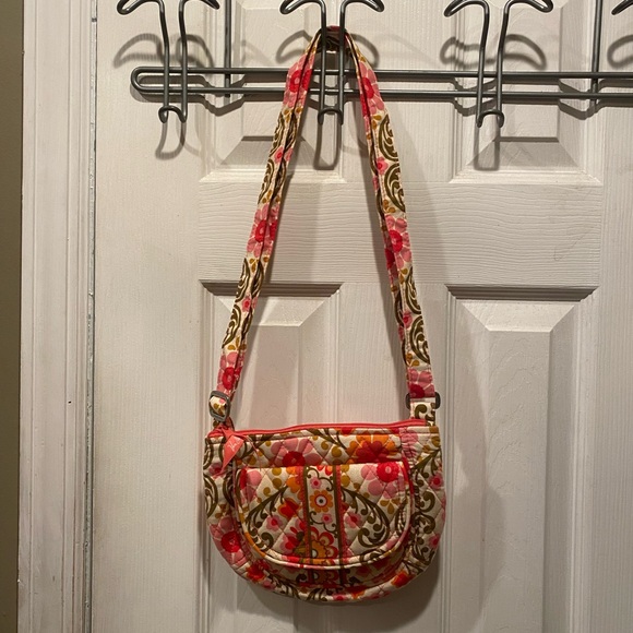 Vera Bradley Pink Floral Shoulder Bag - Picture 2 of 6